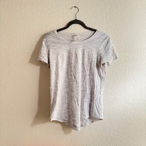 Lululemon white heather short sleeve
